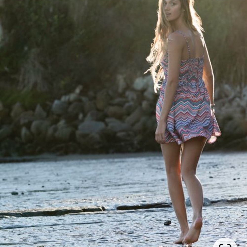 Roxy zig zag colorful dress